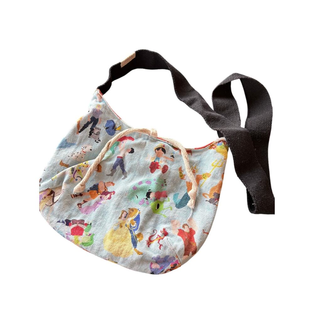 Disney Cartoon Kidcore Characters Lilo Stitch Ariel Nemo Shoulder Canvas Bag